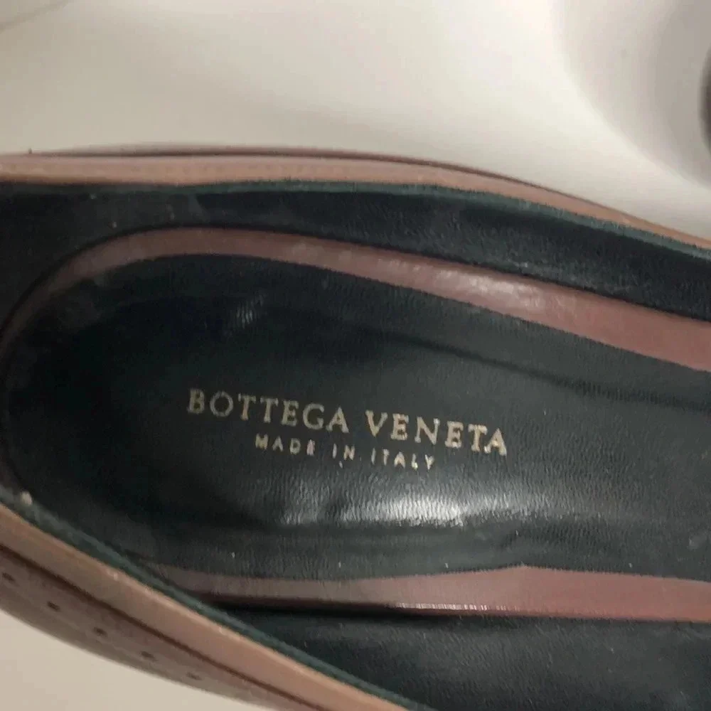 BOTTEGA VENETA BROWN Leather Heels - Picture 3 of 8